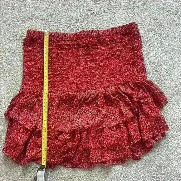 Isabel Marant Red Mini Skirt - Picture 3 of 7